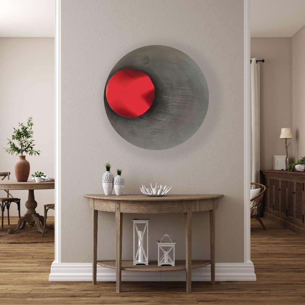 Painted Wood, Led Light