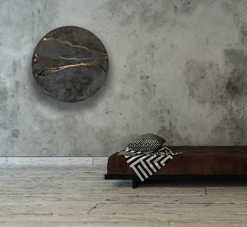 Painted Wood, Led Light