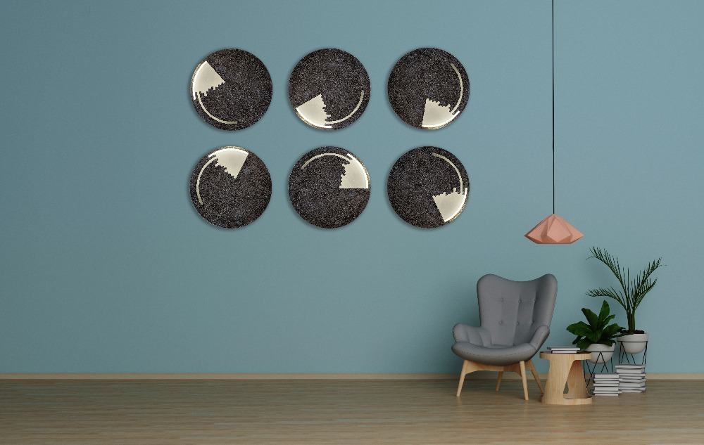 Painted Wood, Led Light