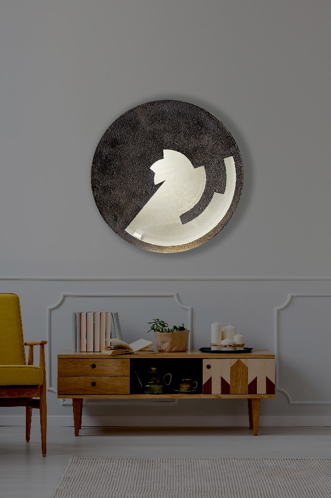 Painted Wood, Led Light