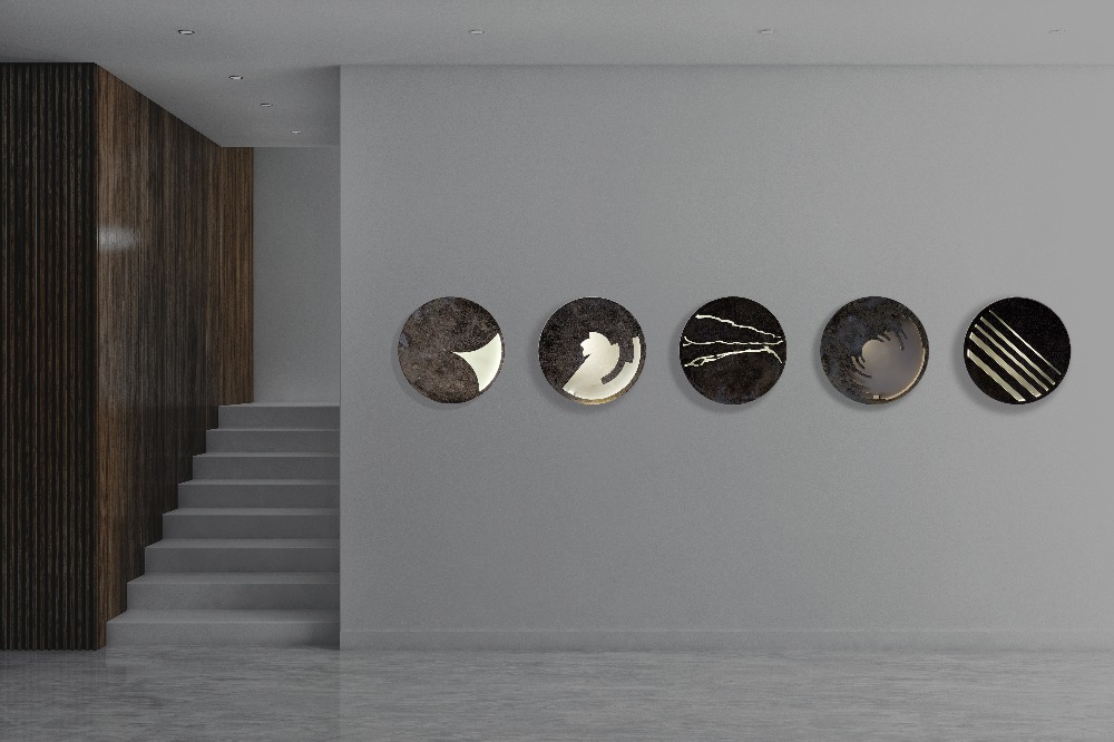 Painted Wood, Led Light