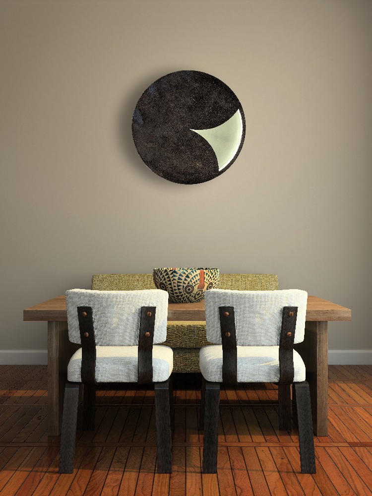 Painted Wood, Led Light