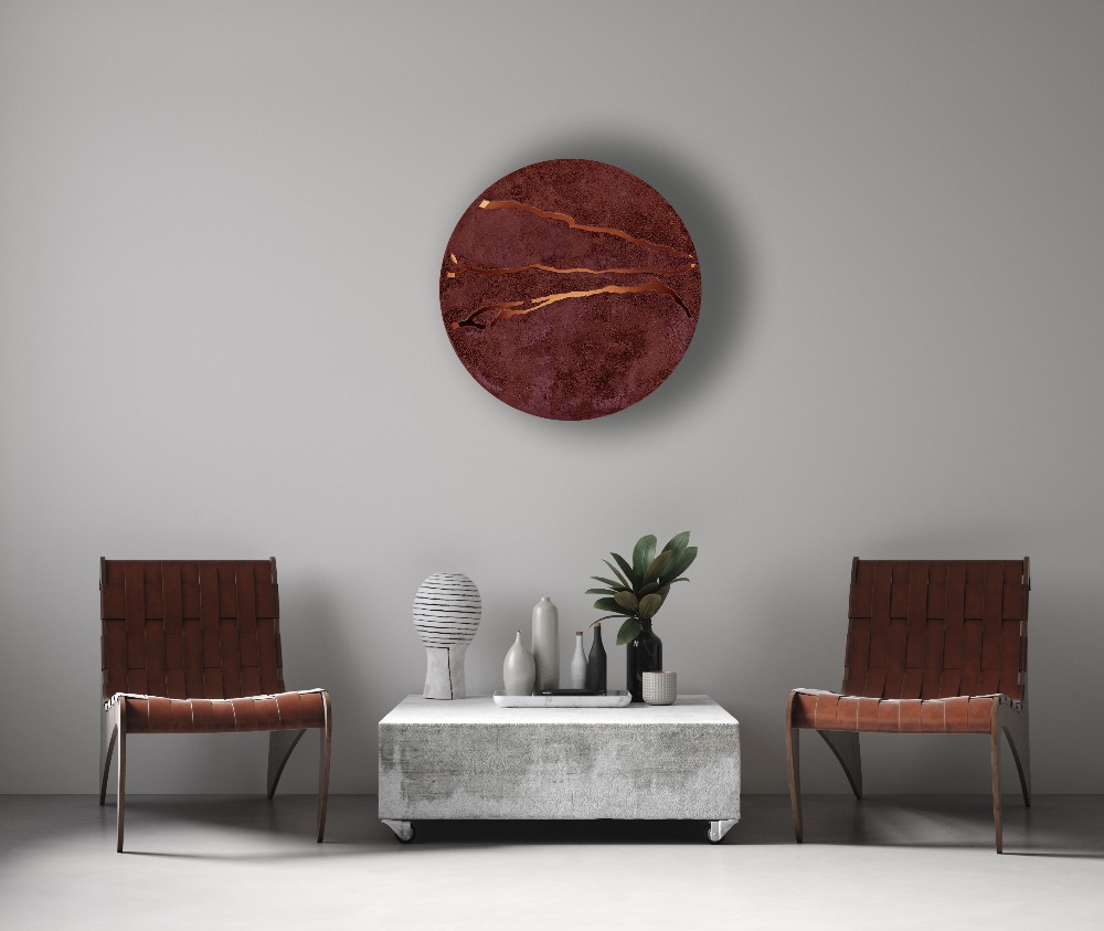 Painted Wood, Led Light