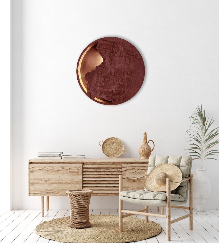 Painted Wood, Led Light